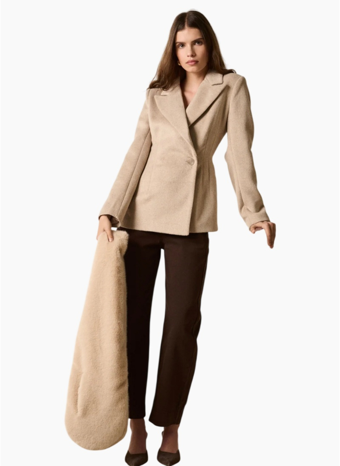 Esmaee Eternal Blazer Oatmeal
