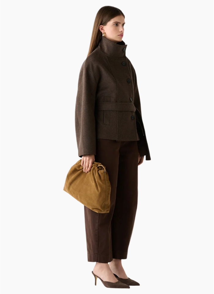 Esmaee Incline Jacket - Chocolate