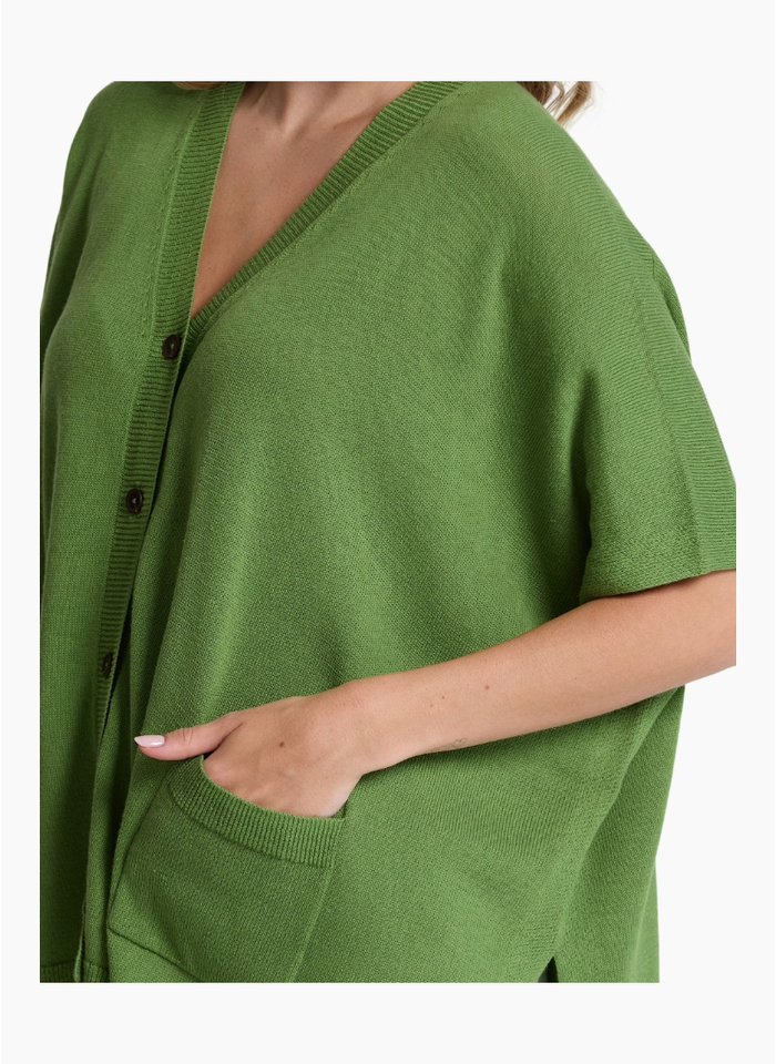 Stella + Gemma Elliot Cardigan - Pesto