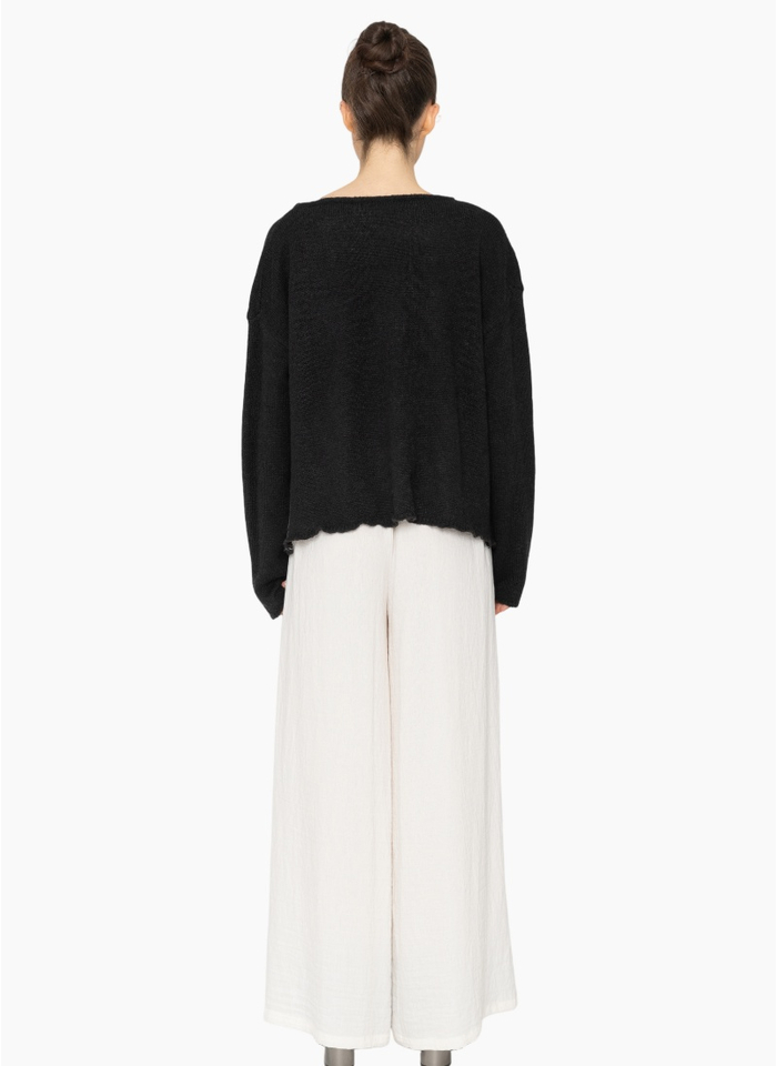 Blacklist KN034 Flor Top - Black