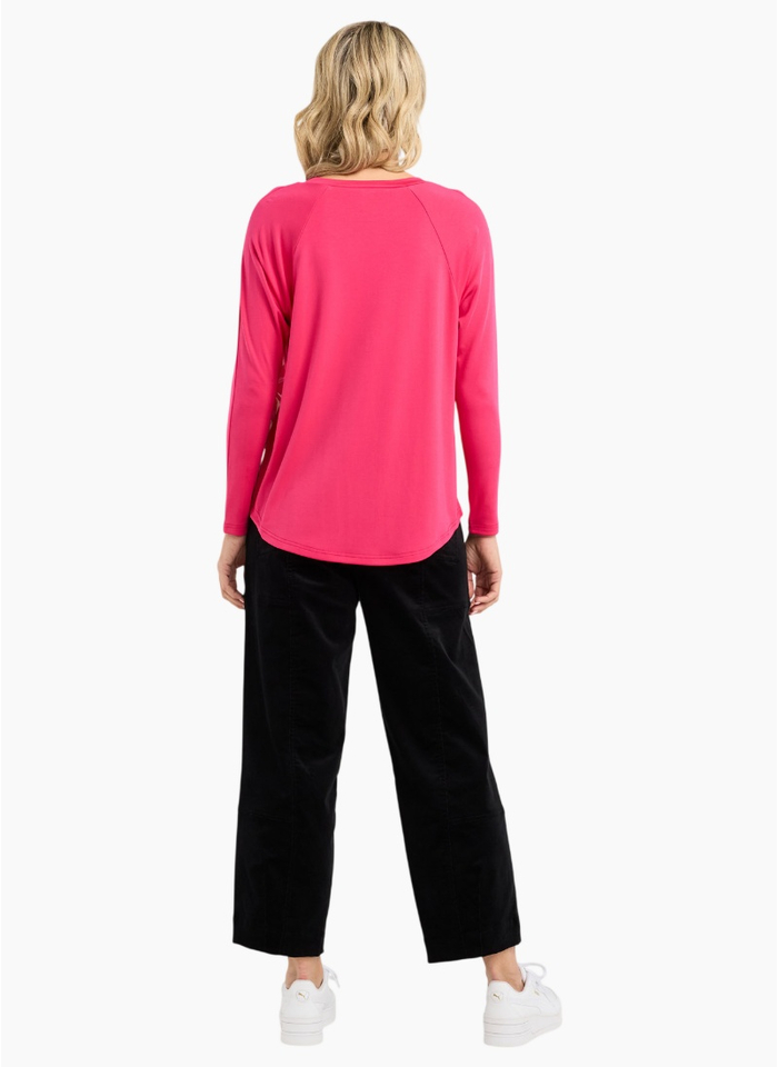 Blackstone Gershwin Print Top-Pink