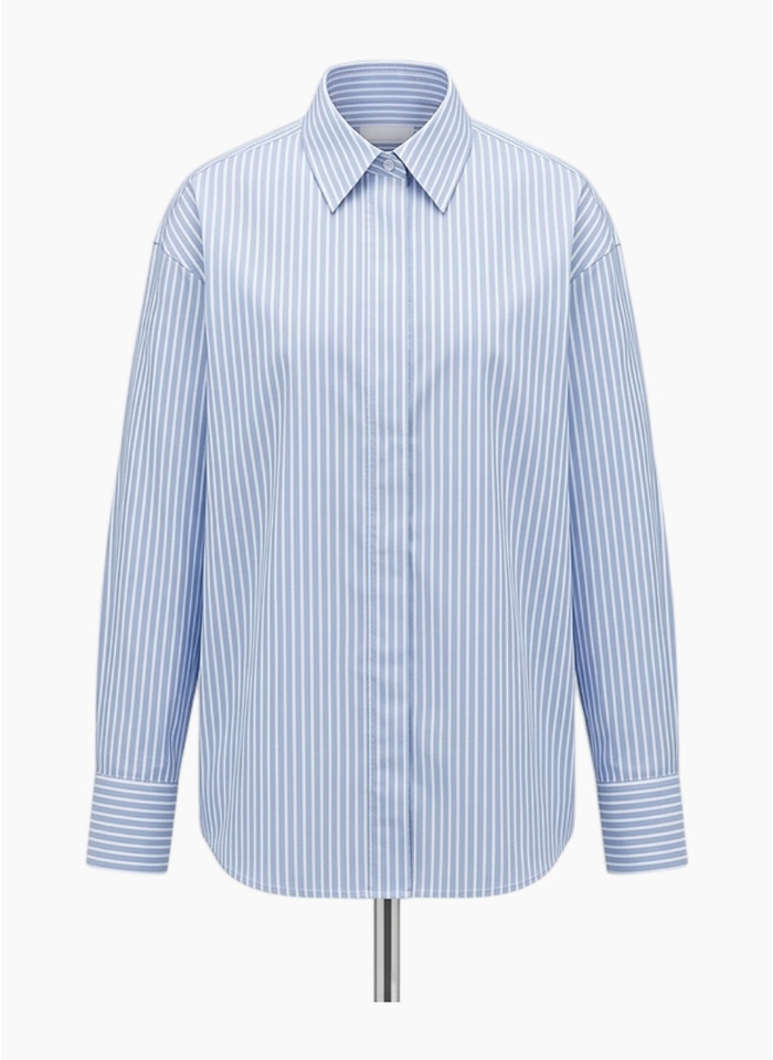 HARLEM Ashley Shirt in Pale Blue