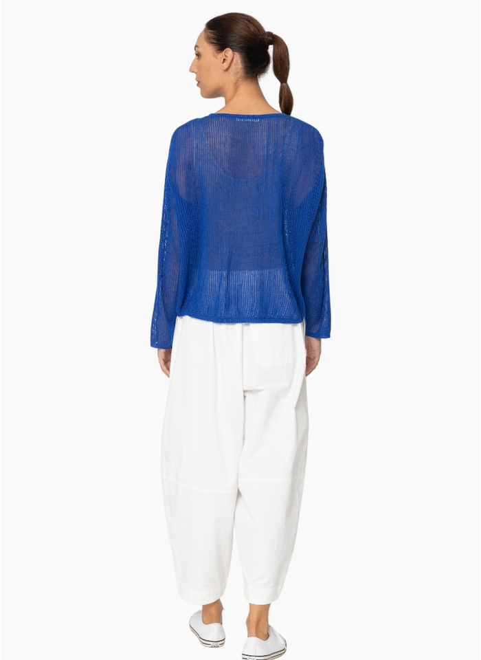 Two by Two 715 Capri Top - Cobalt