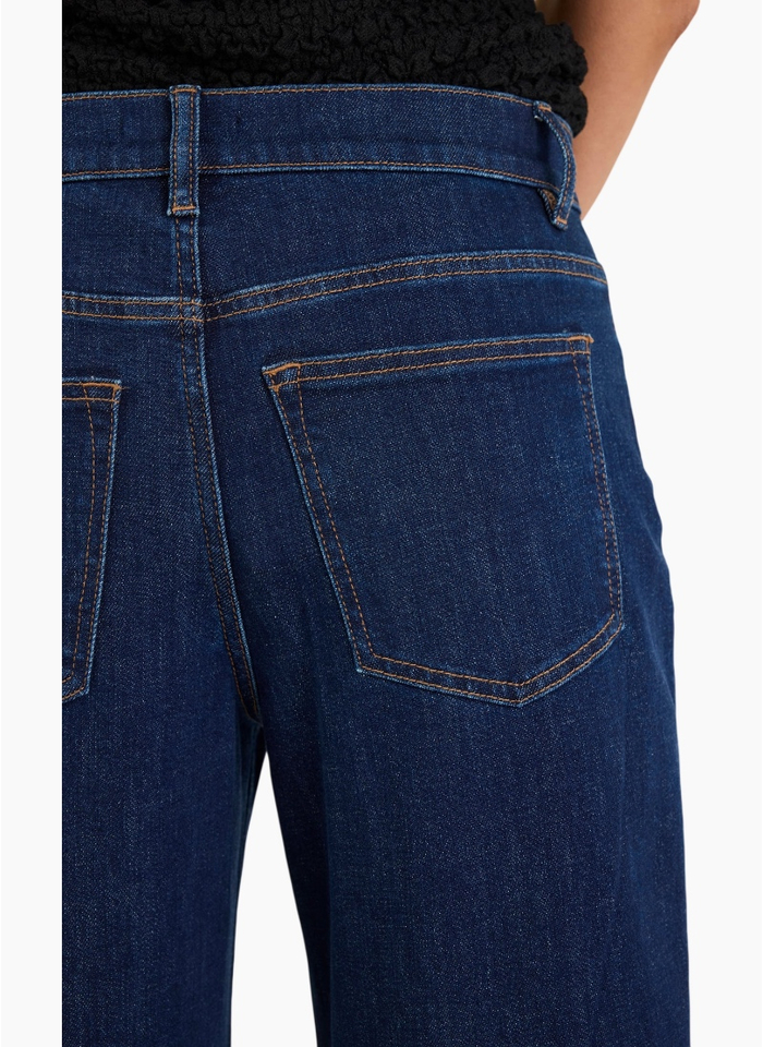 Among The Brave Graduate Dark Blue Stretch Barrel Jeans