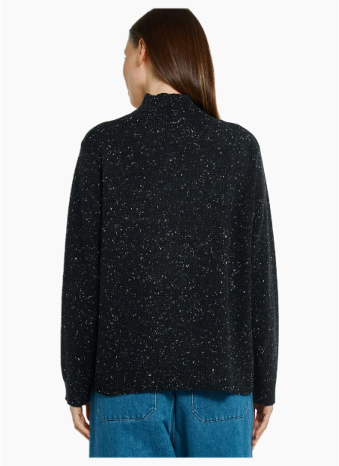 Betty Basics CARLIN KNIT SWEATER BLACK