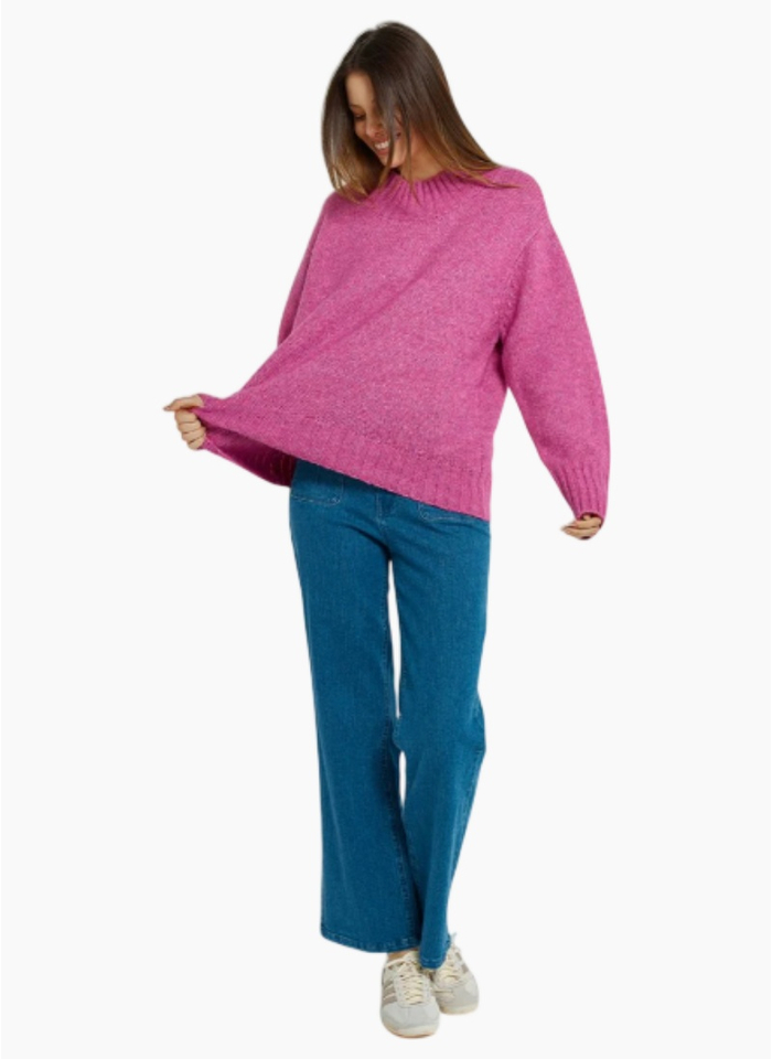Betty Basics LOLA JUMPER MULBERRY