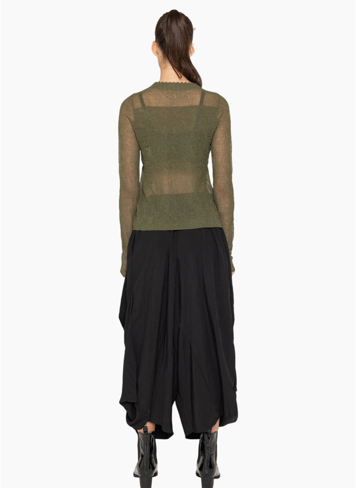 Bone & Arrow KN024 Evon Top - Seaweed