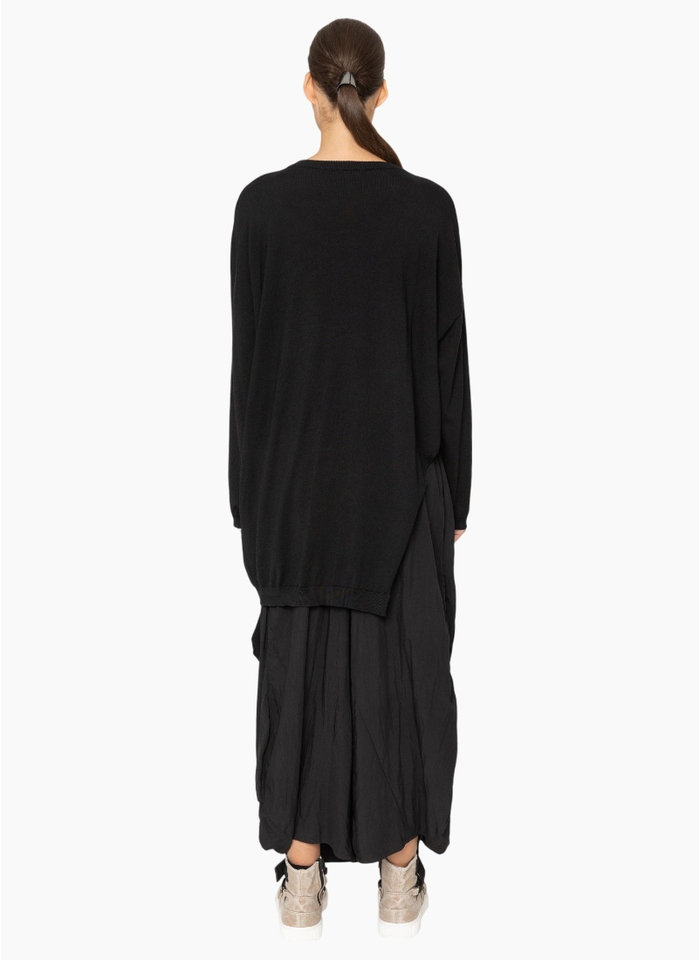 Bone & Arrow KN027 Perri Tunic - Black