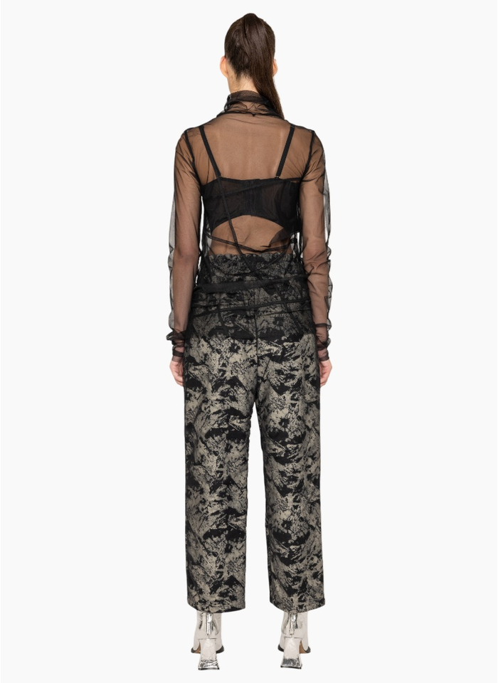 Bone & Arrow W3274 Dune Top-Mesh Black