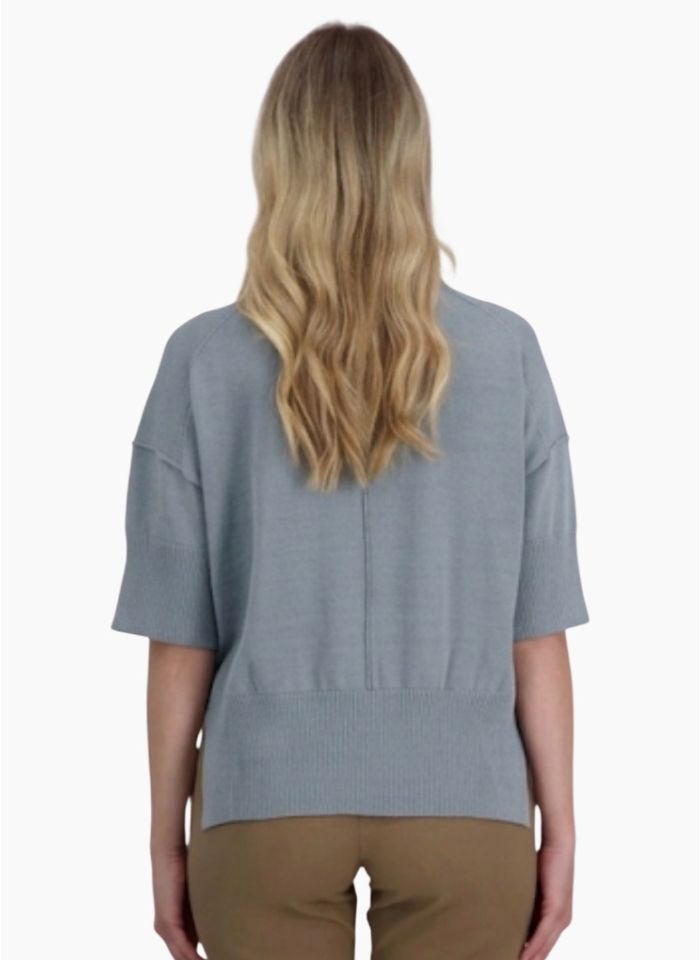 Briarwood Vinnie Knit Top Silver