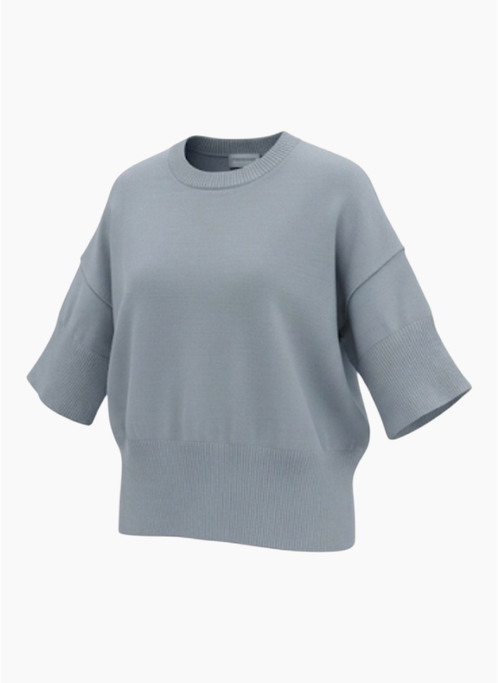 Briarwood Vinnie Knit Top Silver