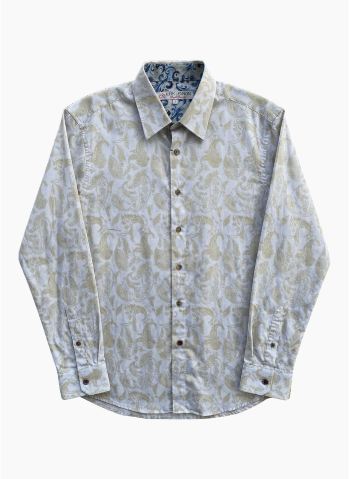 English Laundry John Lennon - White Paisley Shirt