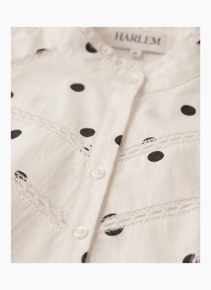 HARLEM Letitia Blouse-Black spot