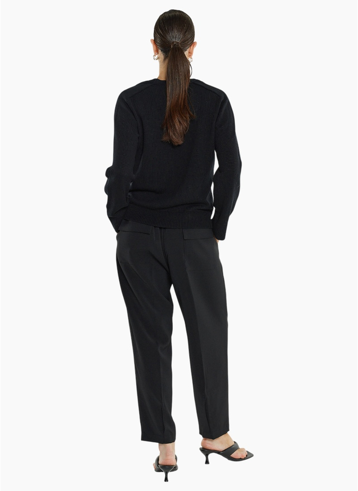 SASS LO TAPERED CARGO-BLACK