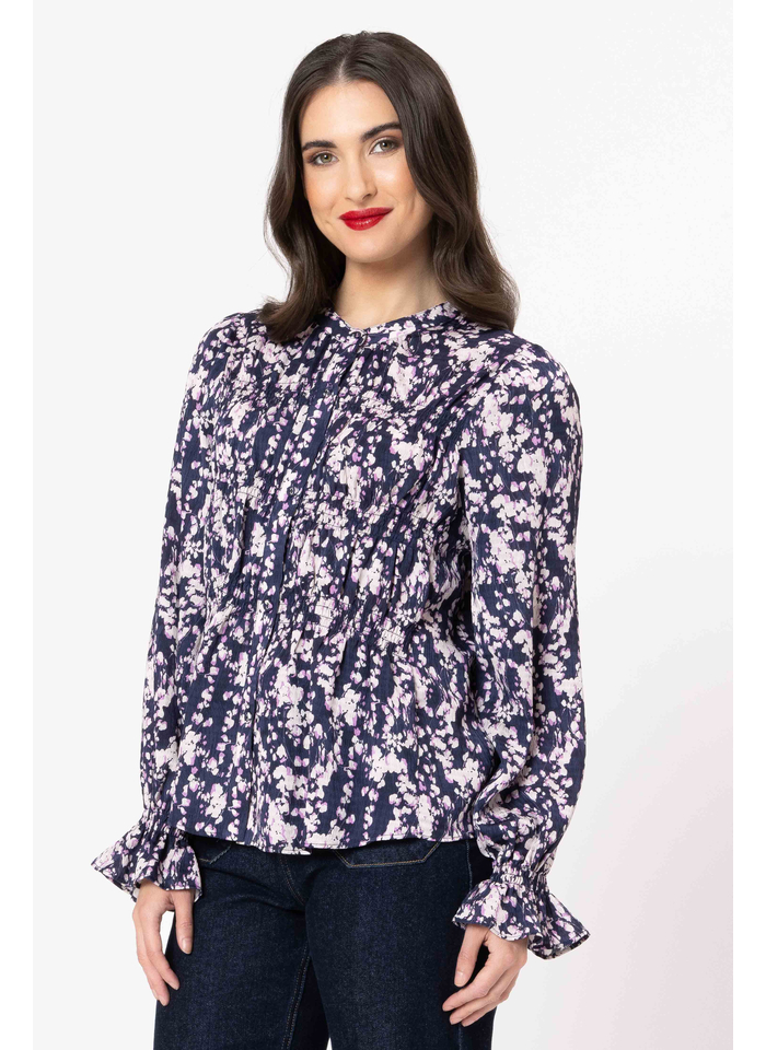 Seeking Lola Bonita Top - Navy Wish