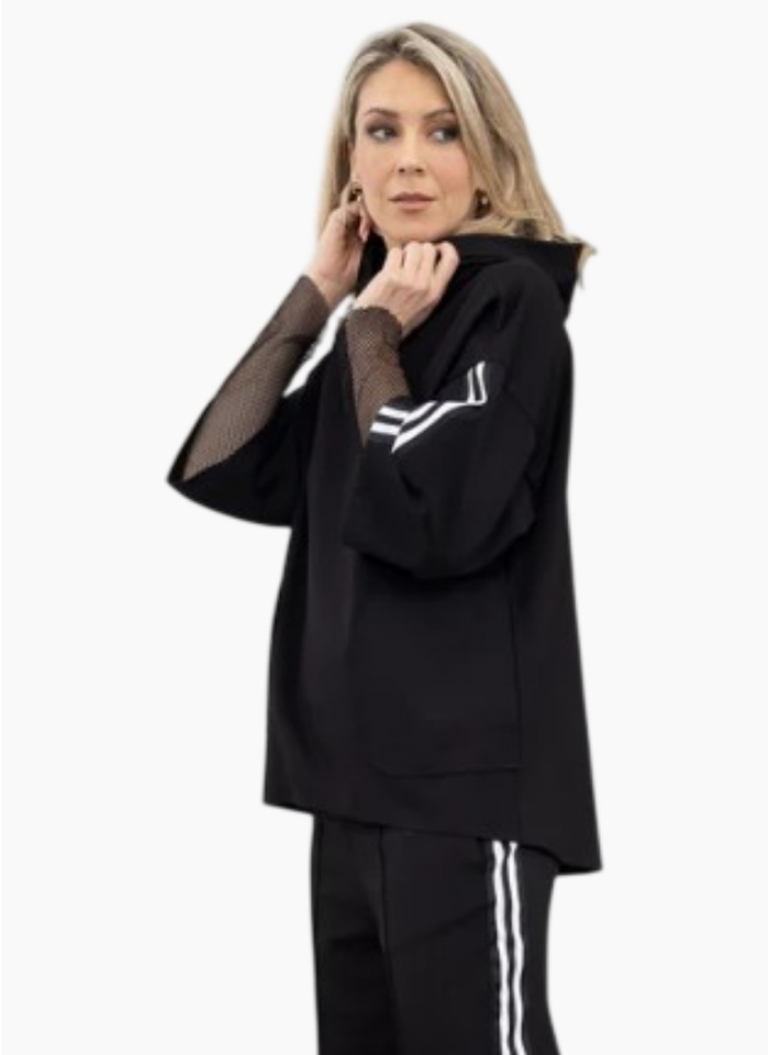 X Lab Drift Hooded Top Black