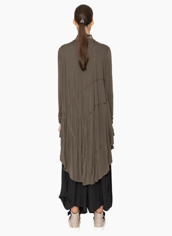 Bone & Arrow 821 Caz Cardigan - Dark Green