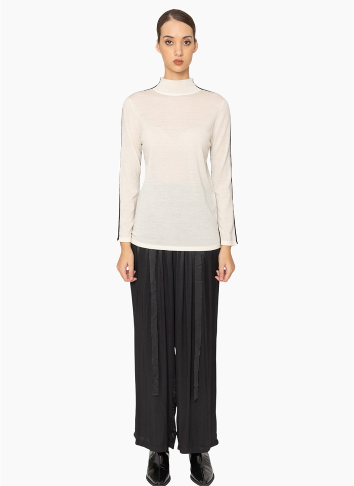 Bone & Arrow KN026 Novara Top - Winter White