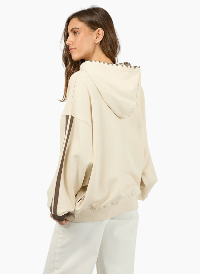 All About Eve Southampton Box Hoodie - Vanilla