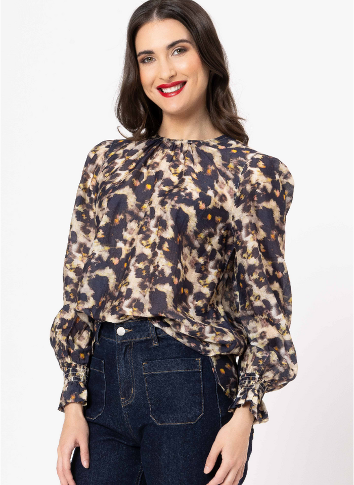 Leila + Luca New York Top - Wild Burst