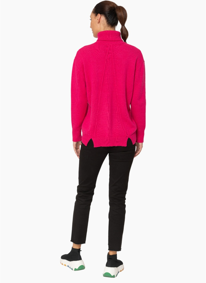 Two by Two KN037 Emery Jumper - Hot Pink