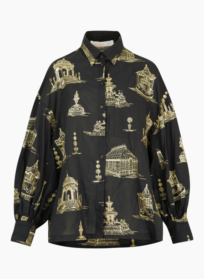 COOP Loose & Luxe Shirt - Black/Gold