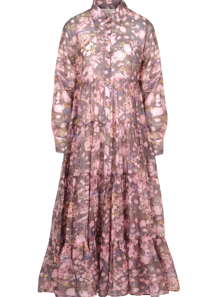 COOP Sun And The Swoon Dress - Pink/Grey