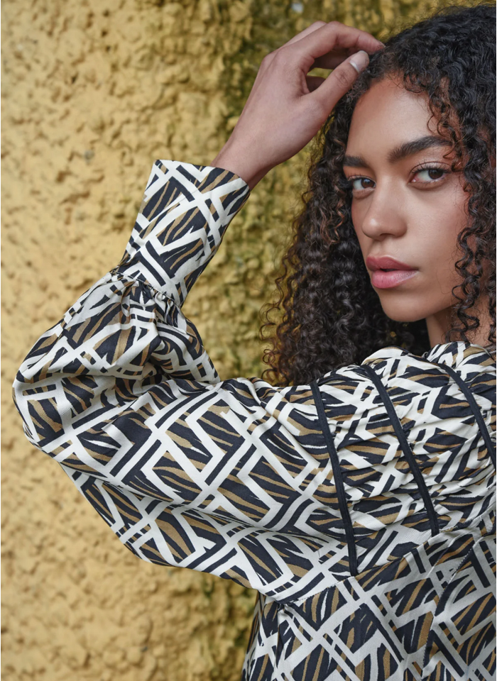 COOP TIERING IS CARING Dress - Bronze