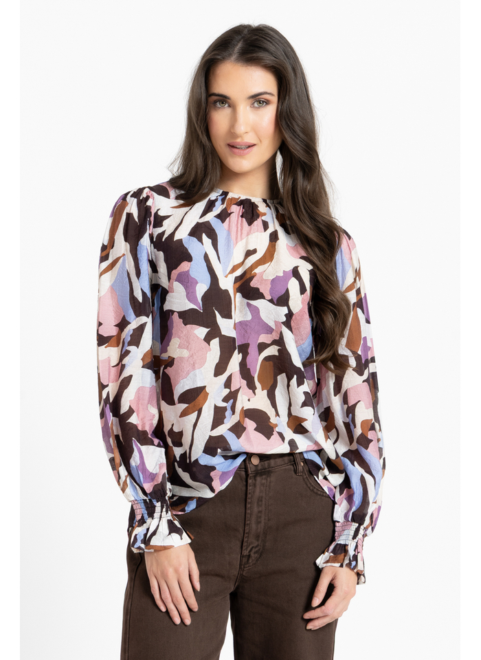 Leila + Luca New York Top - Chocolate Mystique