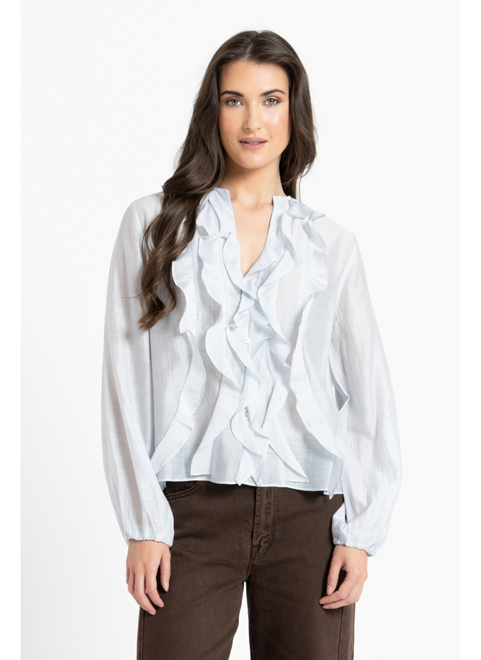 Seeking Lola Once Upon Blouse - Ice