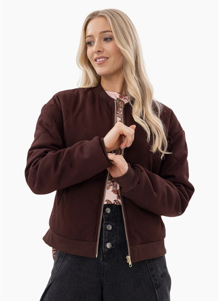 Mi Moso Picard Bomber - Plum