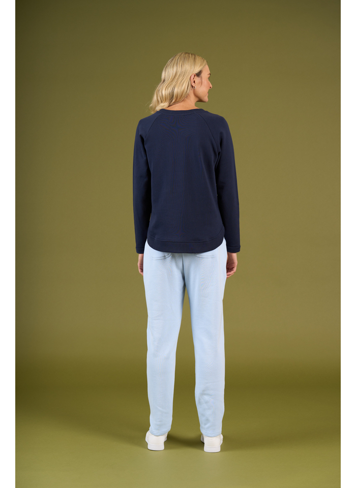 Charlie Jane Brunswick Crew-Midnight