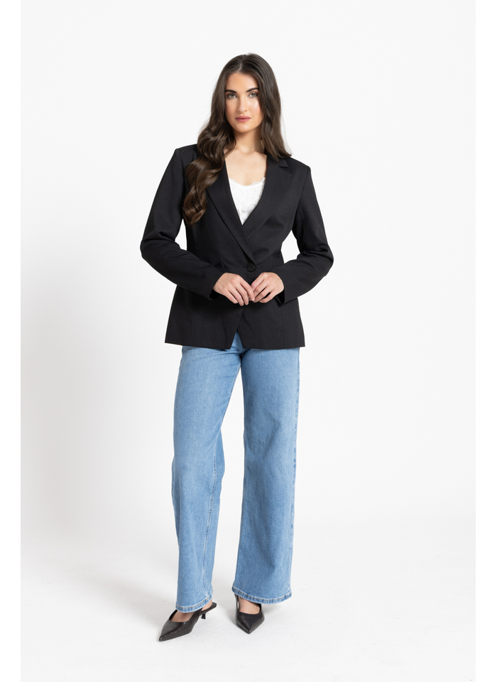 Seeking Lola Jordanna Blazer - Black
