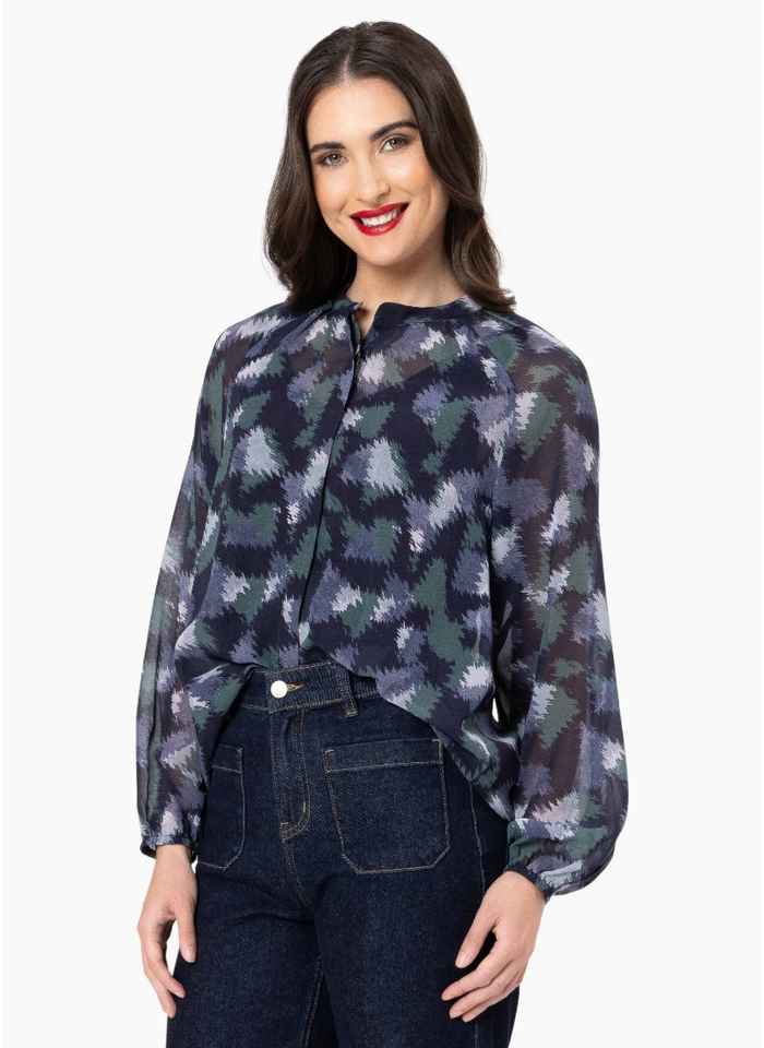 Seeking Lola TILLY SHIRT-NAVY MIST
