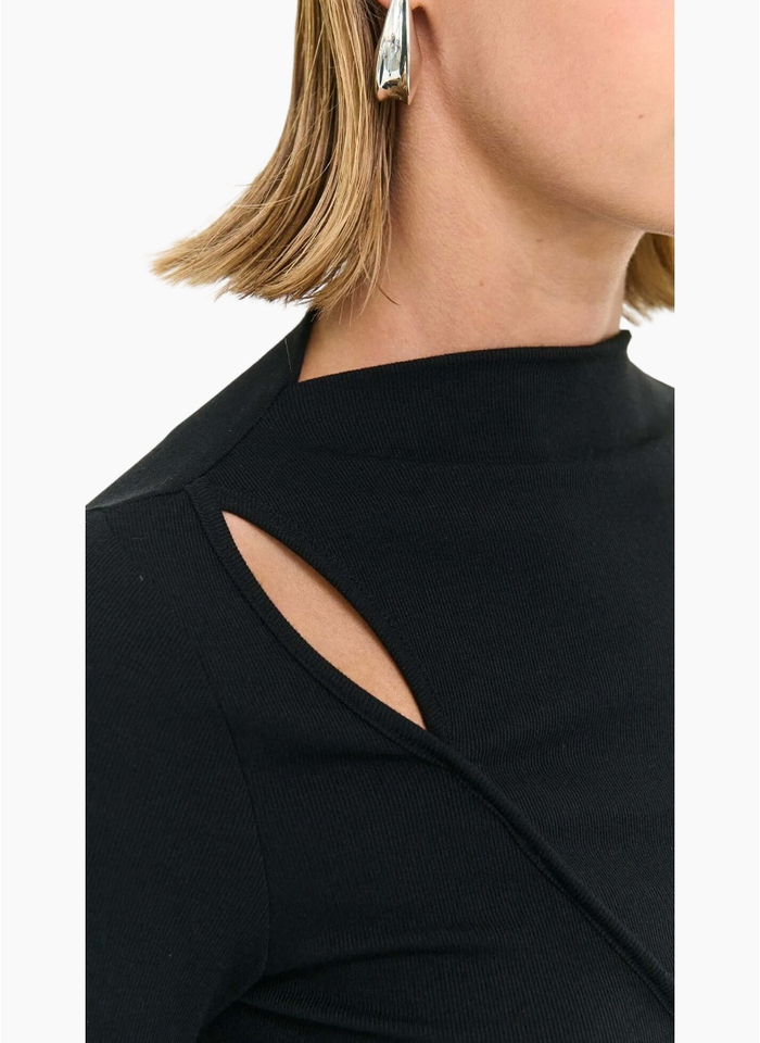 Staple the Label Alexi Assym Detail Midi Dress