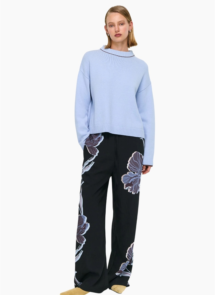 Staple the Label Harvey Knit Jumper- Sky Blue