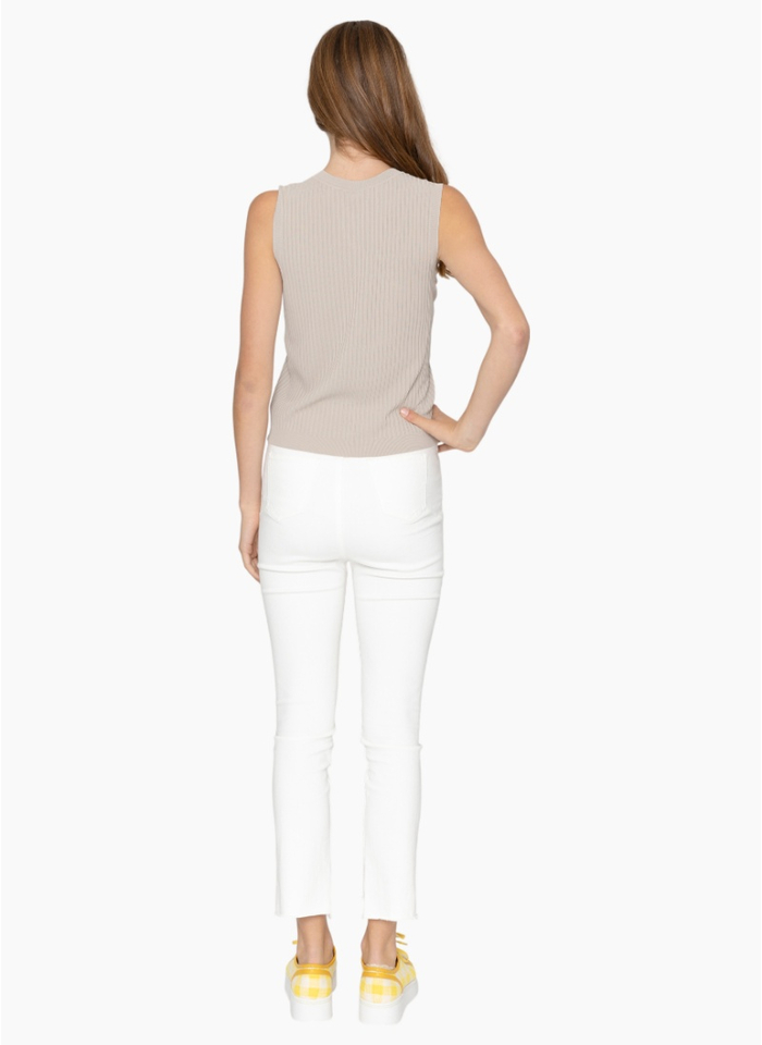Two by Two KN1003 Cassia Top - Taupe
