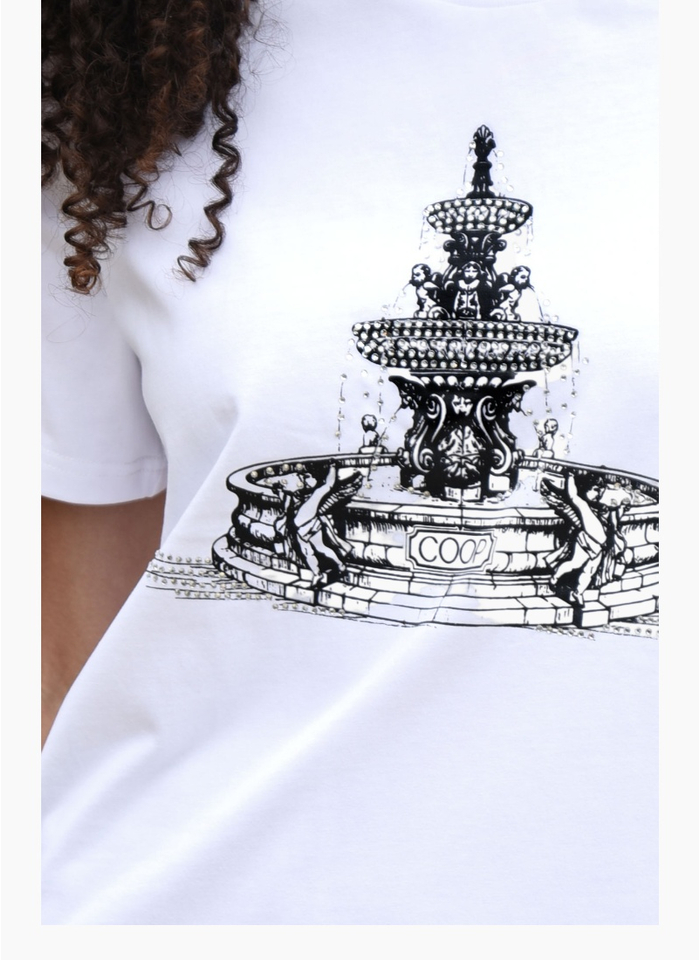 COOP Coop Fountain of Sparkle T shirt white