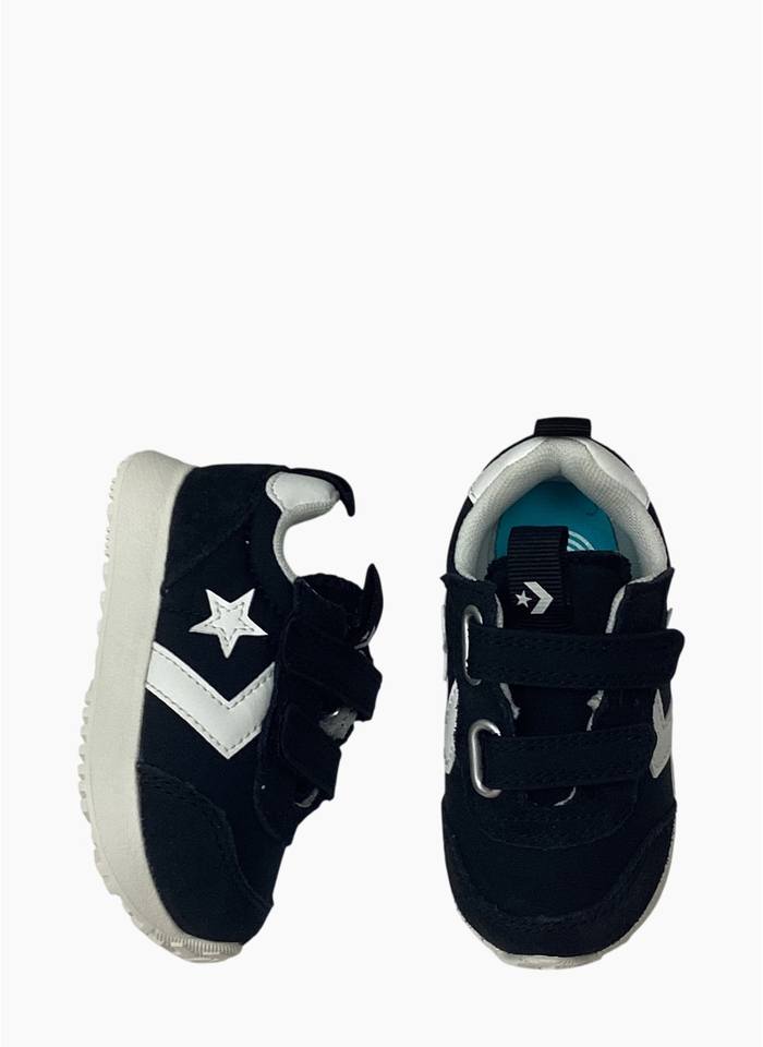 Converse A13097C Omega Trainer OX Infant Sneaker Black/Vintage White/Egret