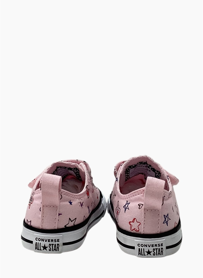 Converse A13185C Ctas 2V 0X Shoe Infant Pink Frosting/Red/My Jam