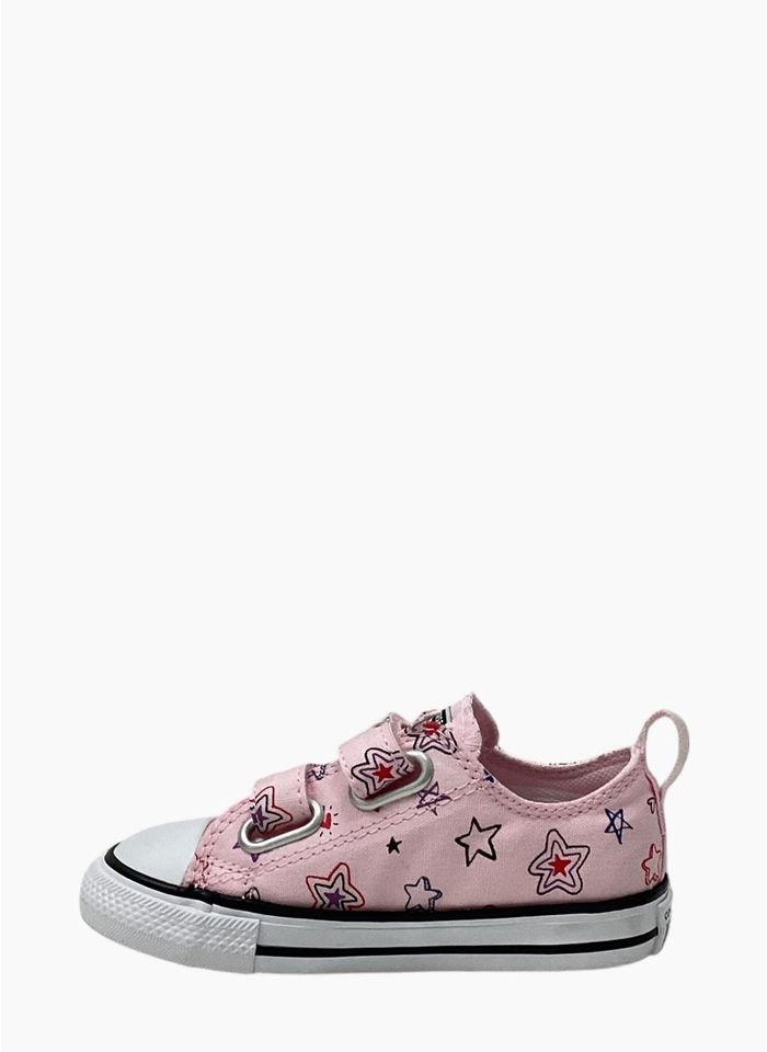 Converse A13185C Ctas 2V 0X Shoe Infant Pink Frosting/Red/My Jam