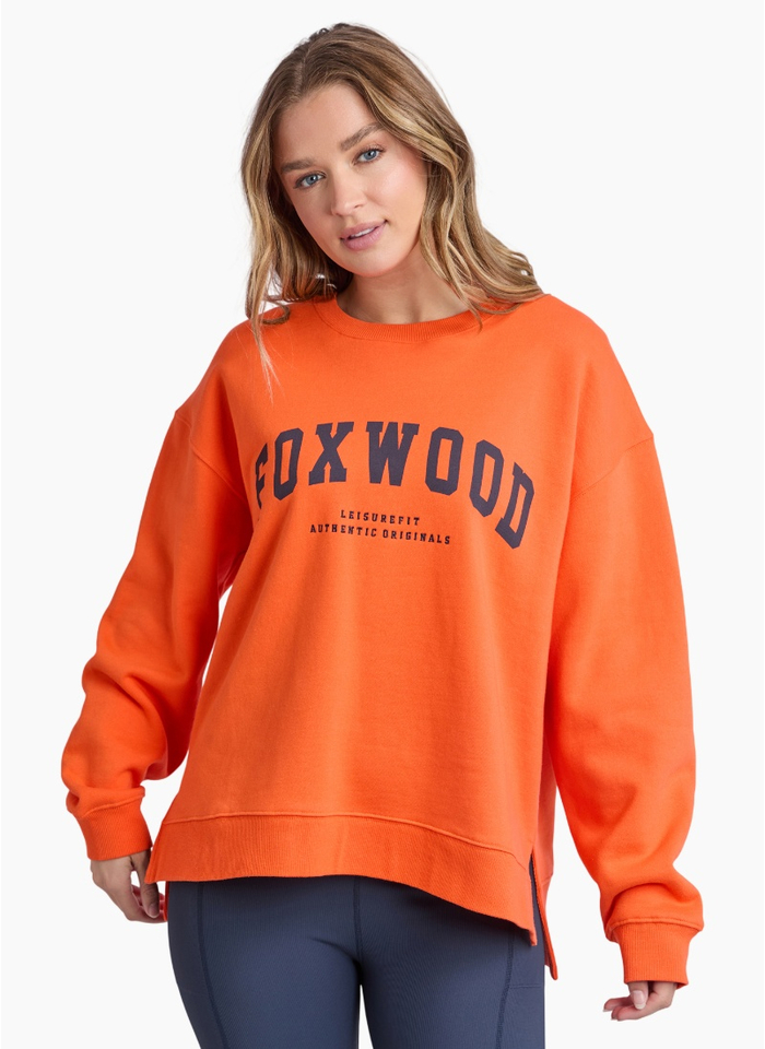 Foxwood INTERVAL  CREW in Orange/Navy