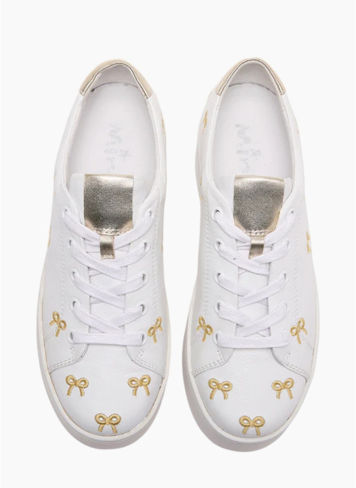 Minx LOVE KNOTS Sneaker - White/Gold