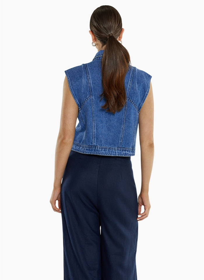 SASS BETH TAYLORED PANT-NAVY
