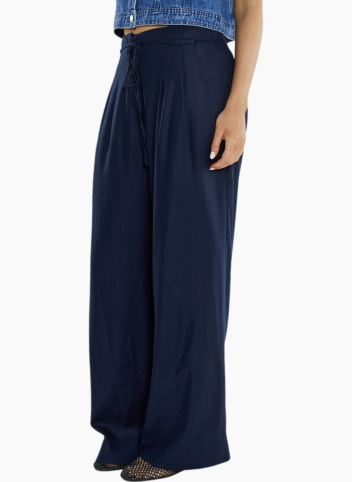 SASS BETH TAYLORED PANT-NAVY