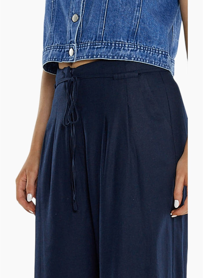 SASS BETH TAYLORED PANT-NAVY