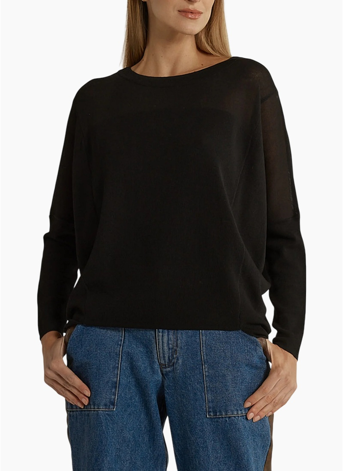 FATE + BECKER  Charlie Knit Jersey Black