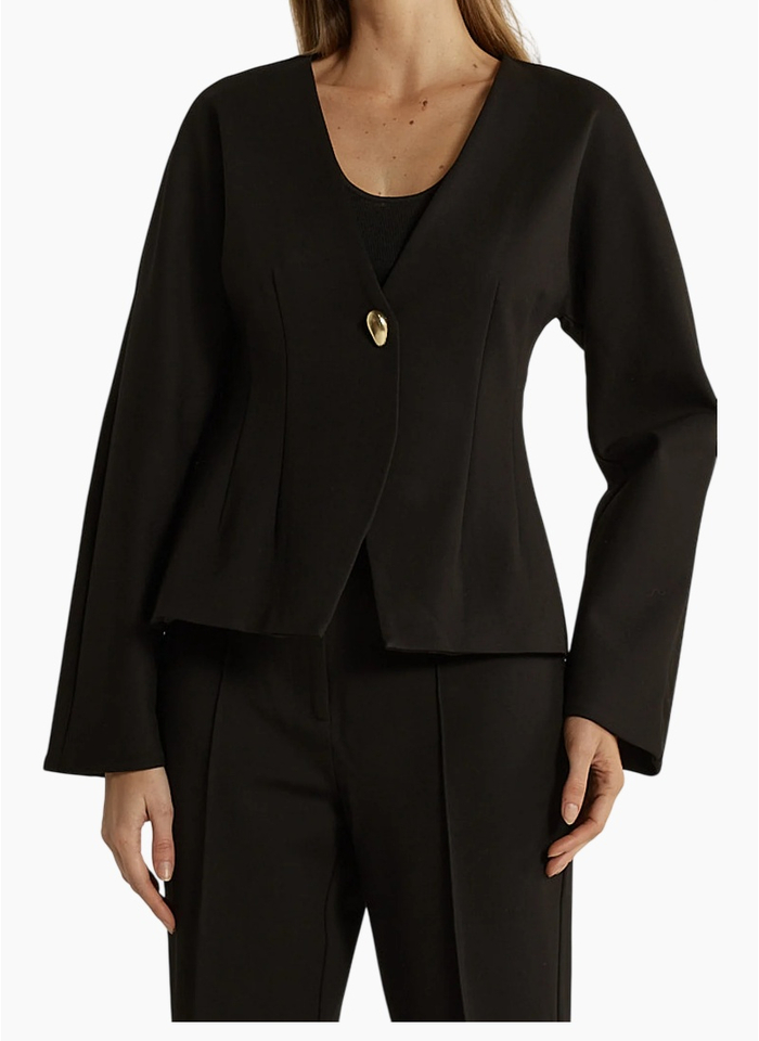 FATE + BECKER  Pia Ponte Jacket Black