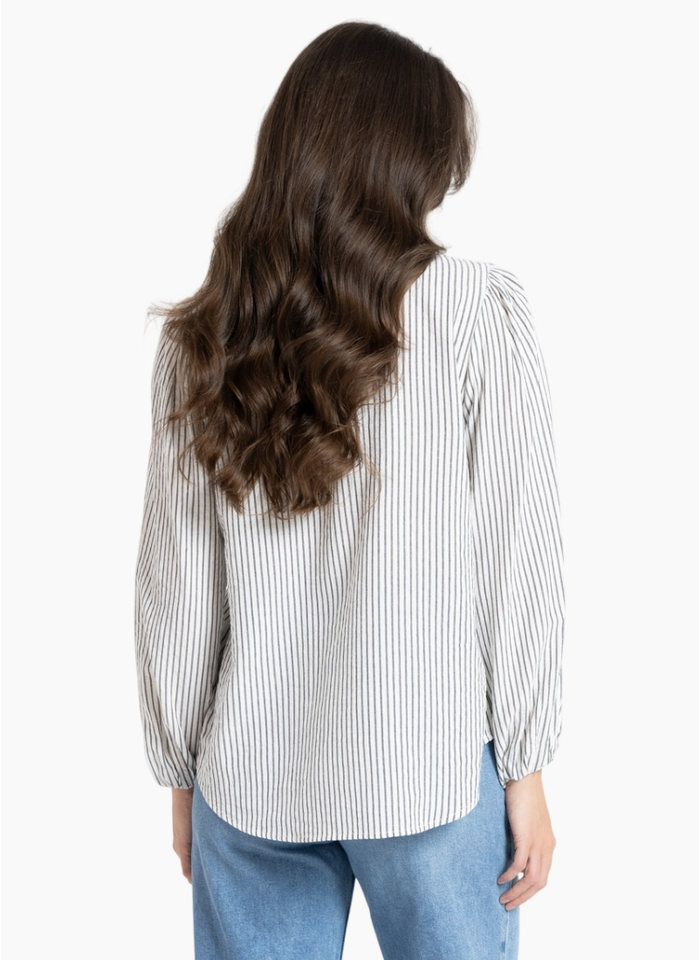 Seeking Lola BRILLIANCE BLOUSE-STRIPE