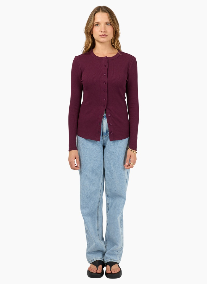 Silent Theory Button up LS Top